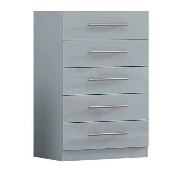 Full Grey Bedroom Chest of Drawers
