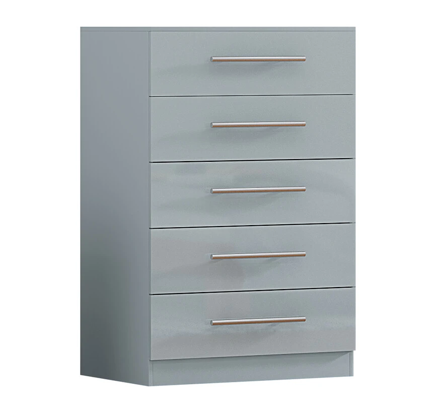Full Grey Bedroom Chest of Drawers